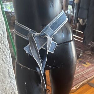 Stylish Blue Denim Belt